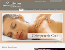 Tablet Screenshot of lifeplushealthcenters.com